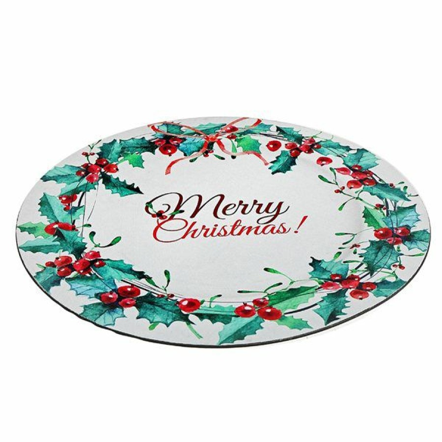 * Ih Casa Decor 13-In Printed Charger Plate Set Of 6 Clearance | Kitchenware