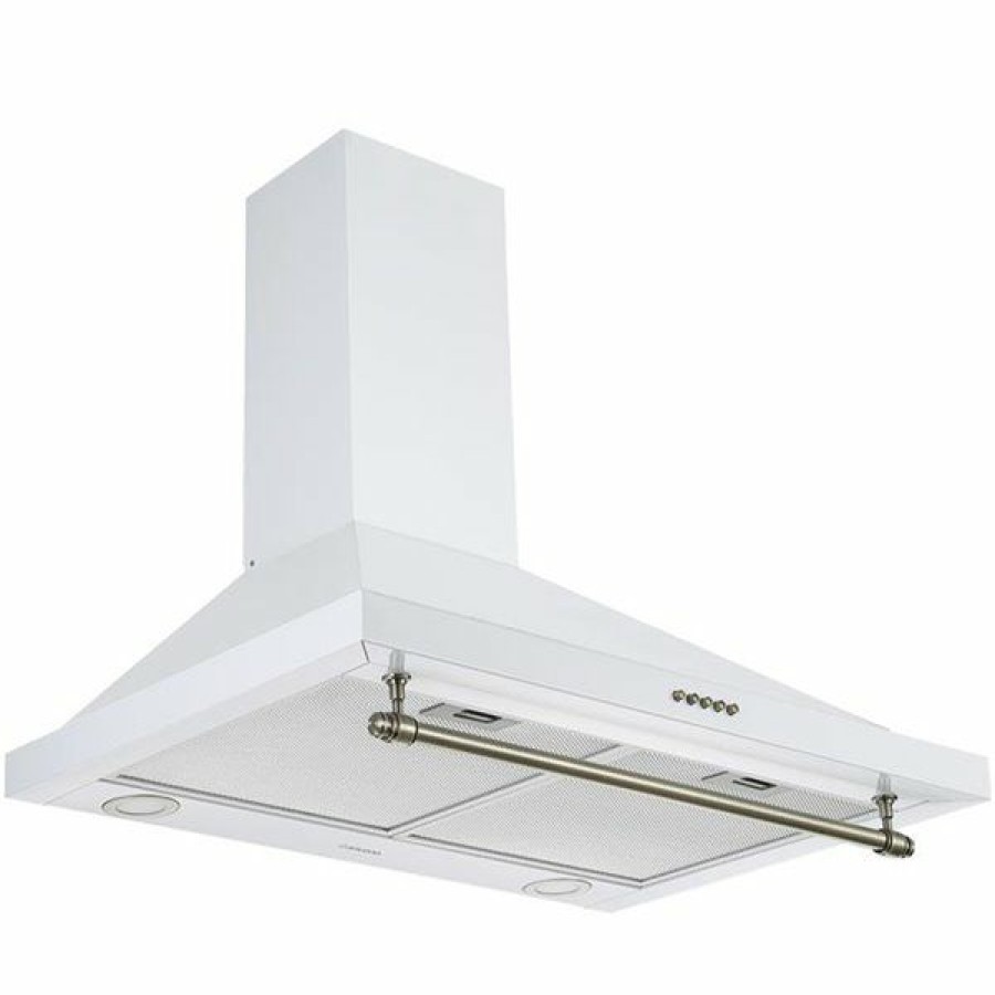 * Ancona 30-In Convertible White Galvanized Steel Wall-Mounted Range Hood Clearance | Range Hoods