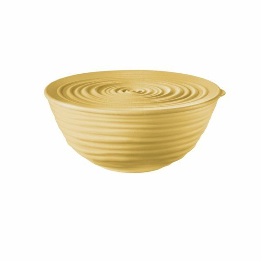 * Guzzini Tierra Yellow Medium Bowl With Lid Exclusive | Kitchenware