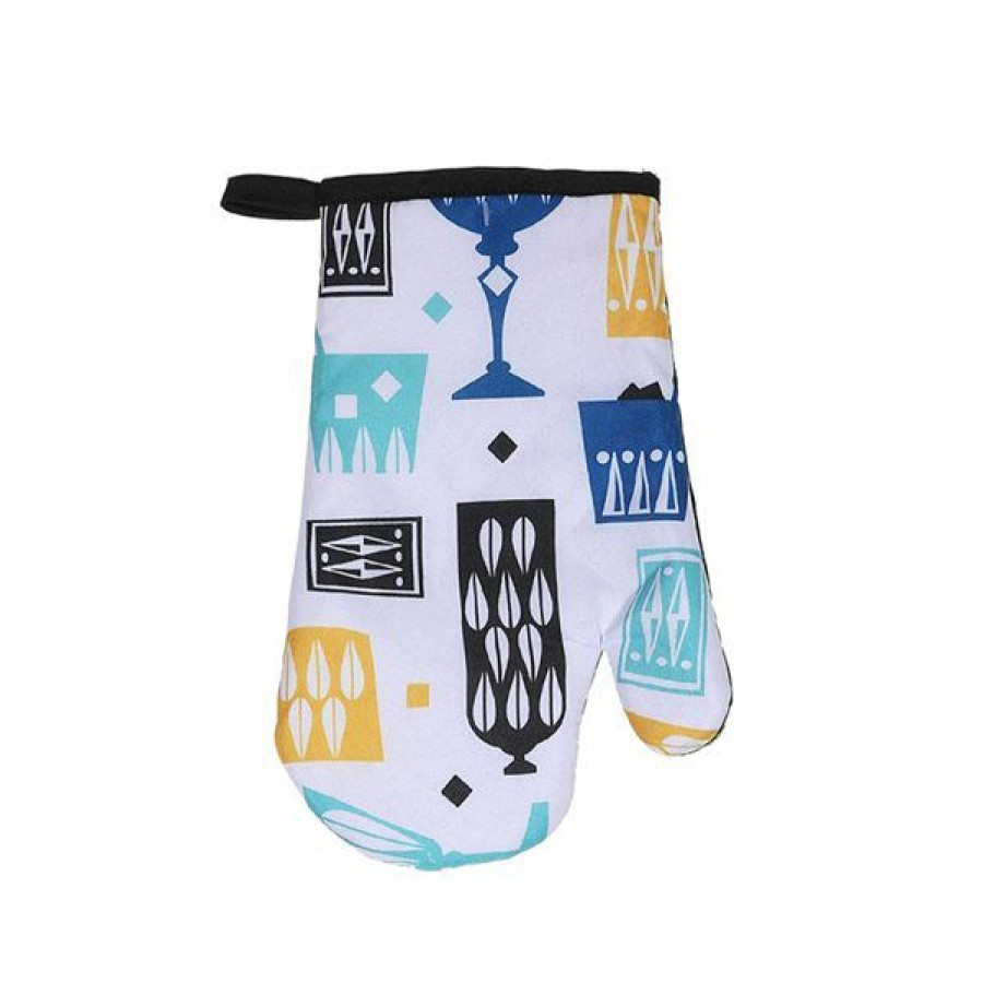 * Ih Casa Decor Blue And White Oven Mitts Set Of 4 Discount | Kitchenware