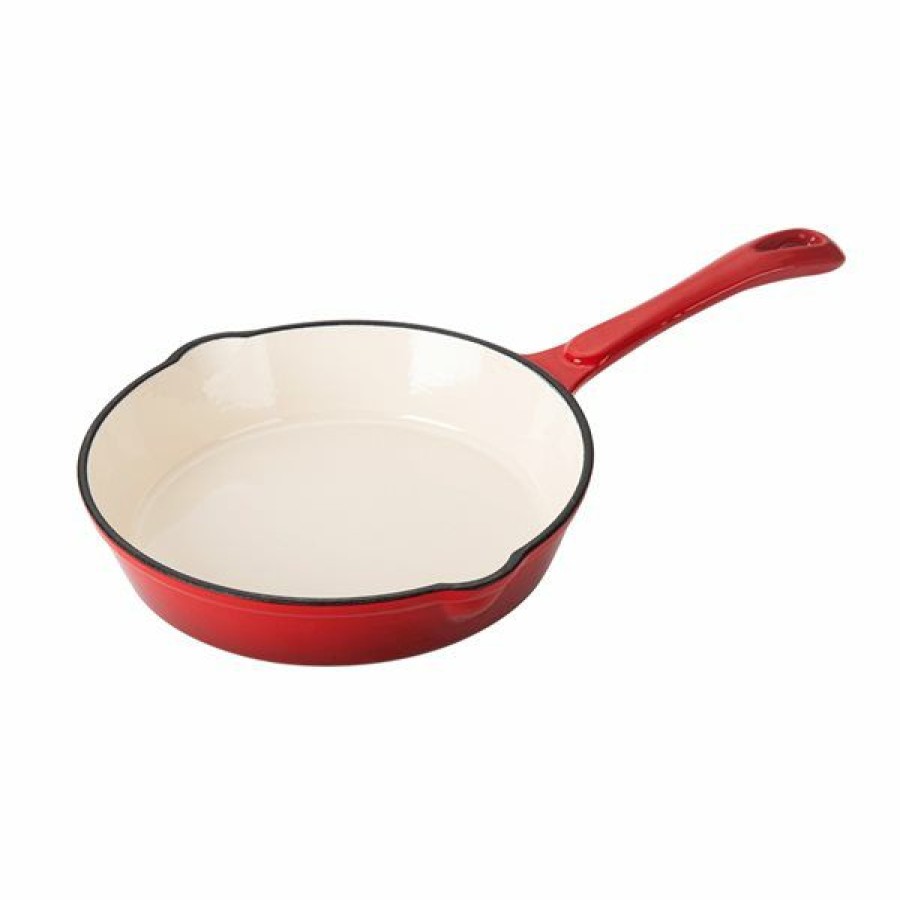 * Hamilton Beach 10-In Cast Iron Fry Pan Red Classical | Kitchenware