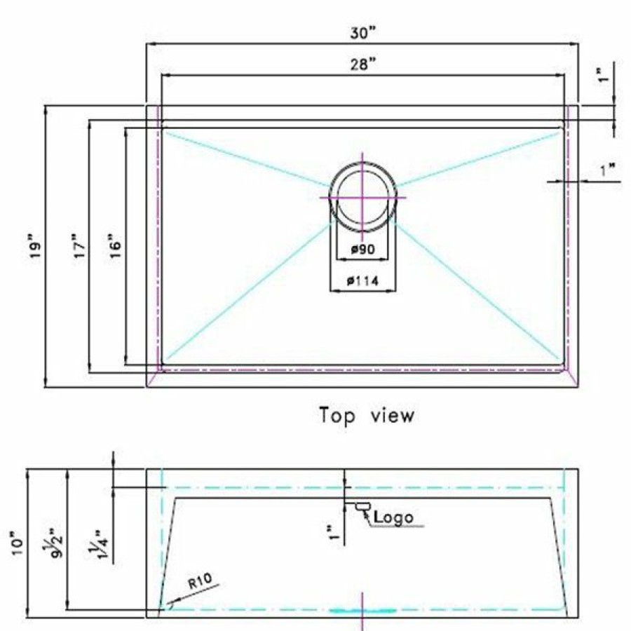 * American Imaginations 19-In X 30-In Stainless Steel Single Bowl Drop-In Residential Kitchen Sink Sale Online | Kitchen Sinks