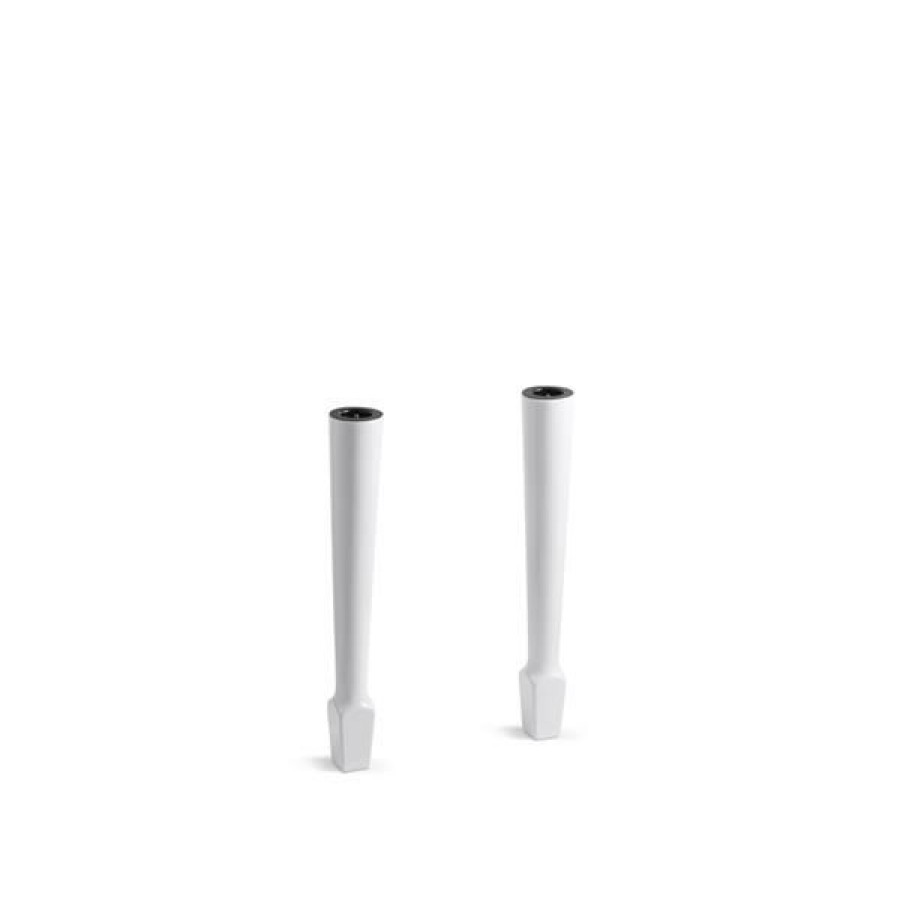 * Kohler Table Legs 26.63-In Fireclay White 2 Pcs Online Sale | Kitchenware