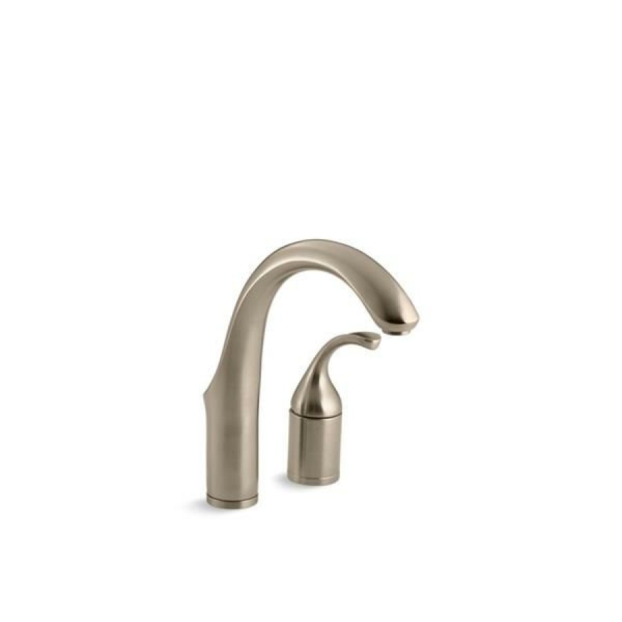 * Exclusive Design Kohler Forte Two-Hole Bar Sink Faucet With Lever Handle Bronze | Kitchen Faucets