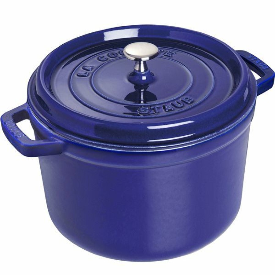 * Staub La Cocotte 4.75-L Dark Blue Cast Iron Dutch Oven Classical | Kitchenware