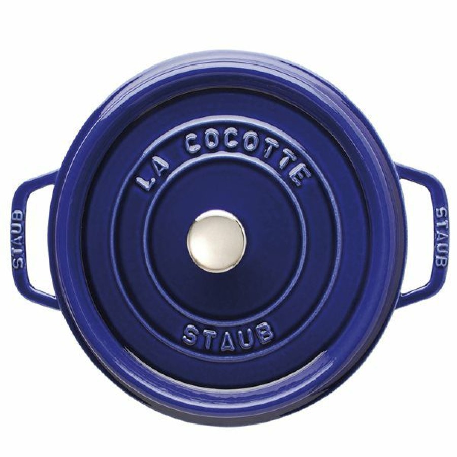 * Staub La Cocotte 4.75-L Dark Blue Cast Iron Dutch Oven Classical | Kitchenware