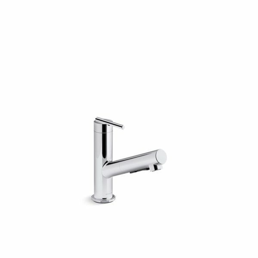 * Kohler Crue Chrome Pull-Out Single-Handle Kitchen Faucet Classical | Kitchen Faucets