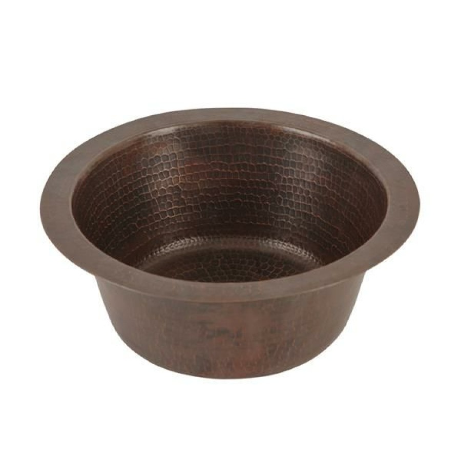 * Premier Copper Products Round Copper Sink 12-In Cheap | Kitchen Sinks