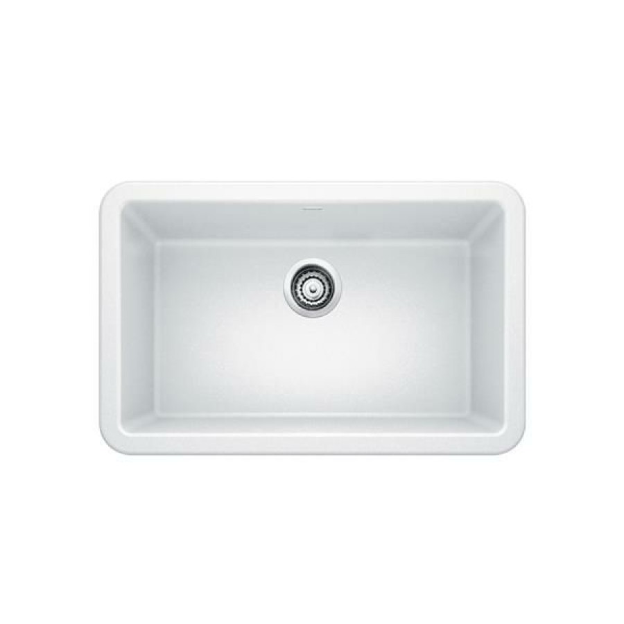 * Attractive Blanco Ikon Farmhouse Kitchen Sink 30-In White | Kitchen ...