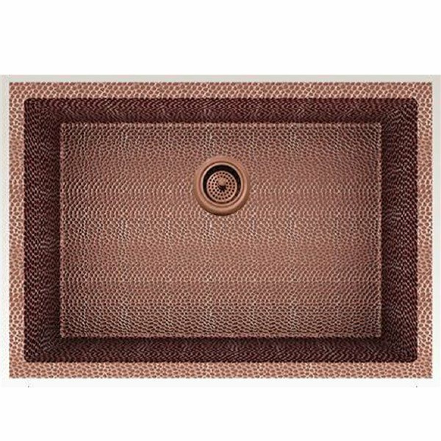 * American Imaginations 18-In X 27-In Transitional Rose Copper Single Bowl Drop-In Residential Kitchen Sink Top Sellers | Kitchen Sinks