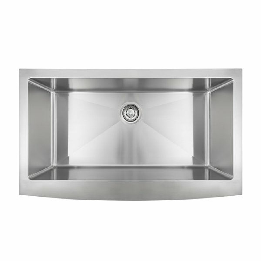 * Presenza Drop-In Or Undermount 20.75-In X 35.87-In Stainless Steel Single Basin Kitchen Sink Exclusive | Kitchen Sinks