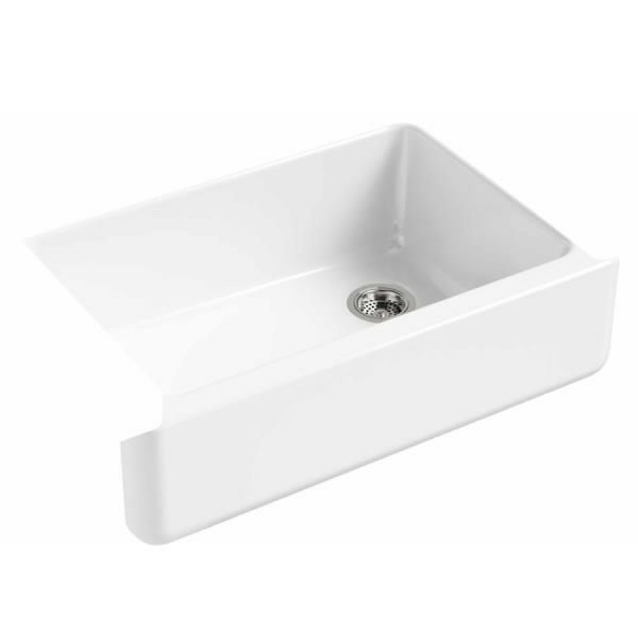 * Kohler Whitehaven Single Kitchen Sink 32.69-In White Sale Online | Kitchen Sinks