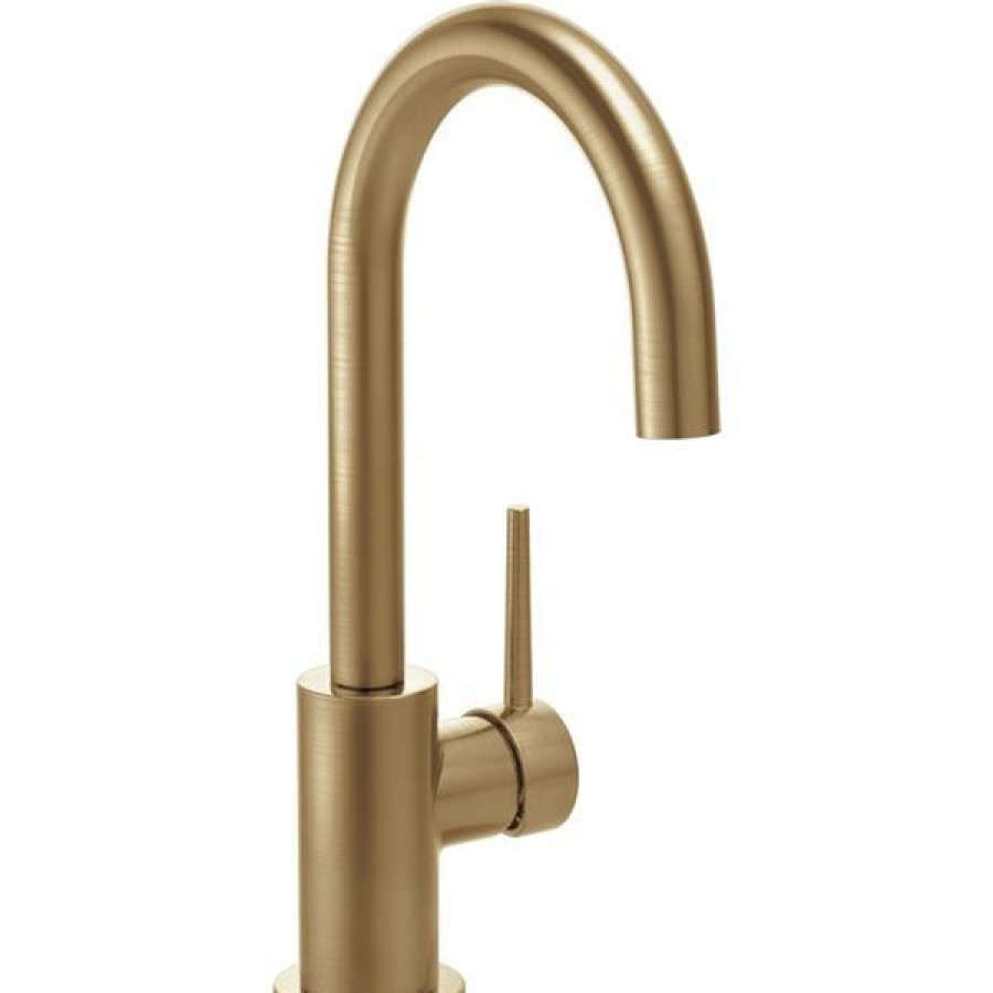 * Reliable Quality Delta Single Handle Bar/Prep Faucet Champagne Bronze | Kitchen Faucets