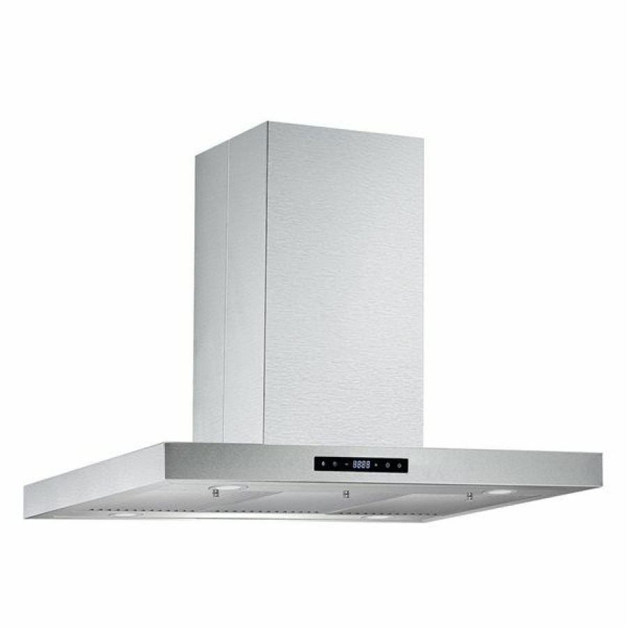 * Aria 36-In Convertible Stainless Steel Island Range Hood With Charcoal Filter Discount | Range Hoods