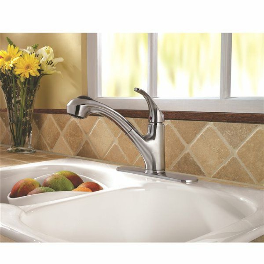 * Pfister Shelton 1-Handle Pull-Out Kitchen Faucet Stainless Hot Selling | Kitchen Faucets