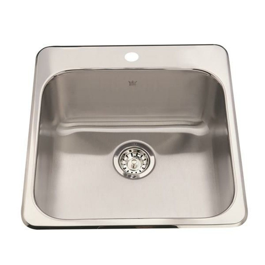 * Outlet Kindred 20-In X 20.50-In Stainless Steel Single Sink | Kitchen Sinks