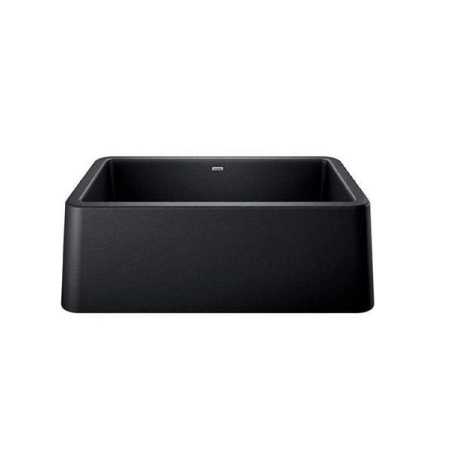 * Premium Blanco Ikon Farmhouse Kitchen Sink 30-In Black | Kitchen Sinks