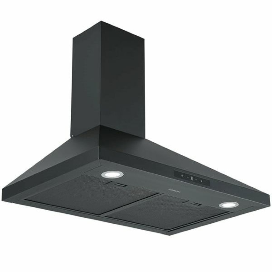 * Ancona 30-In Convertible Black Wall-Mounted Range Hood Less Expensive | Range Hoods