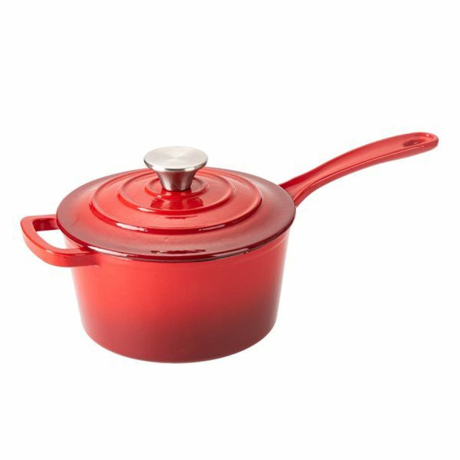 * Hamilton Beach 2 Quart Sauce Pan With Stainless Steel Knob Red Cheap | Kitchenware