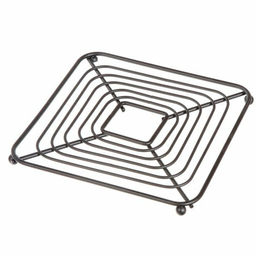 * Ih Casa Decor Black Metal Square Trivet Top Sellers | Kitchenware