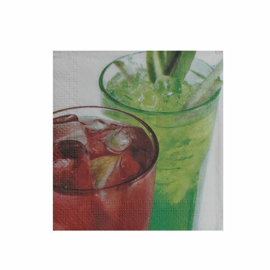 * Ih Casa Decor 20 Pack 3 Ply Cocktail Napkin (Fruit Punch) Set Of 6 Online | Kitchenware