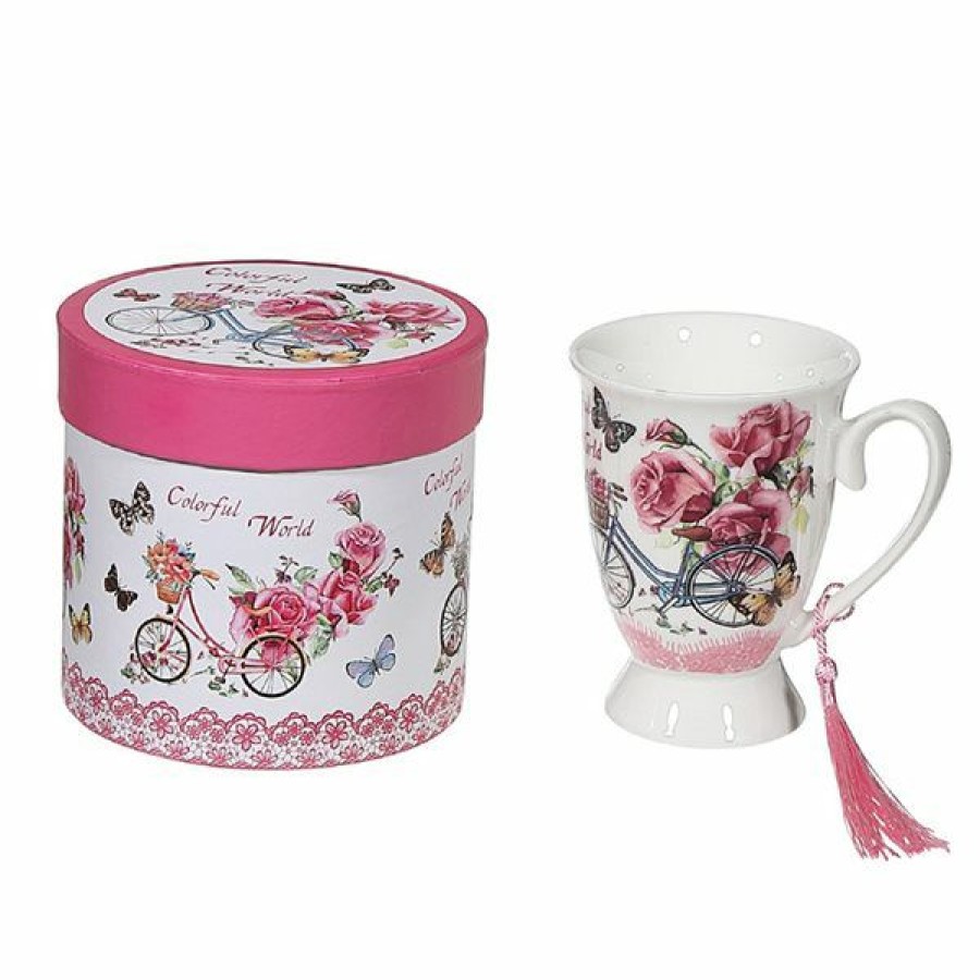 * Ih Casa Decor Pink Ceramic Mug In Gift Box Less Expensive | Kitchenware