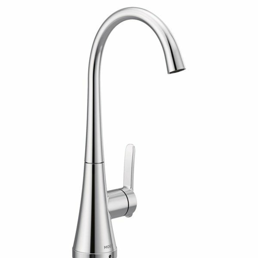 * Excellent Moen Chrome 1-Handle Deck Mount High-Arc Handle/Lever Residential Kitchen Faucet | Kitchen Faucets