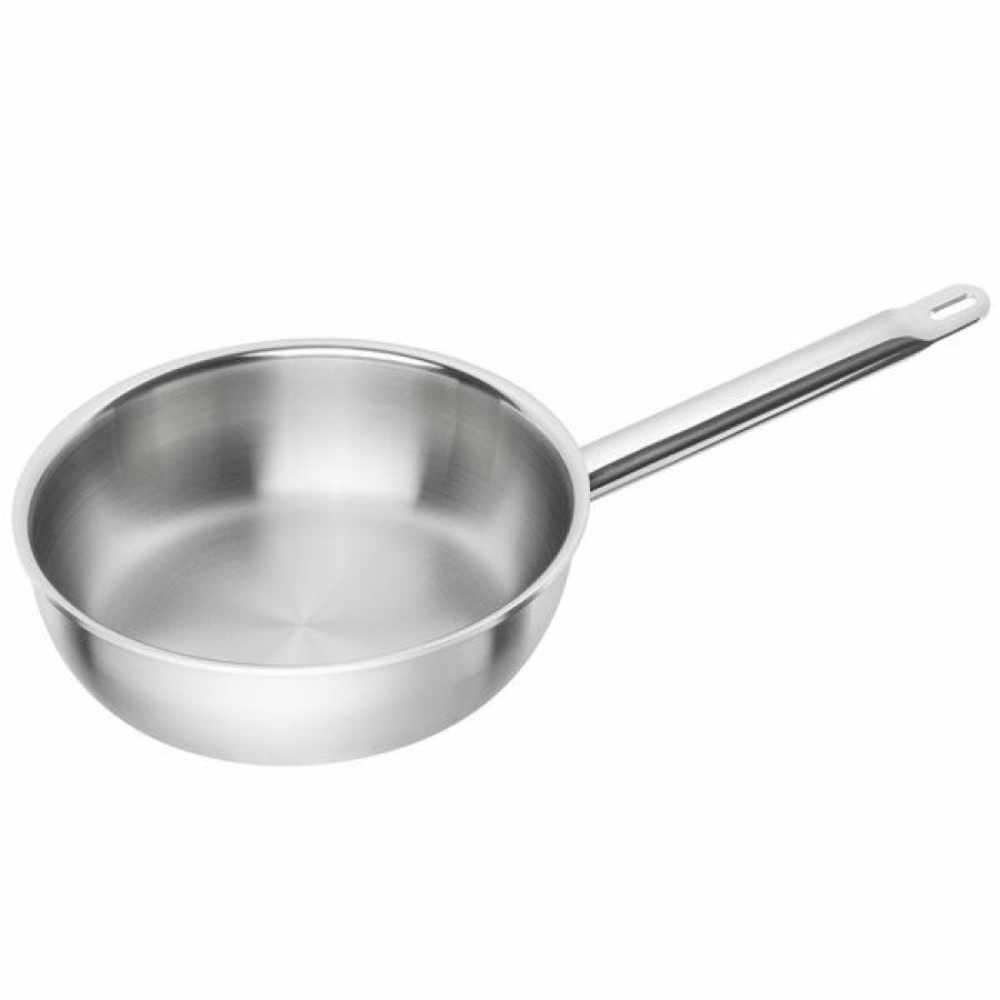 * Outlet Zwilling Pro 9.5-In Silver Stainless Steel Fry Pan | Kitchenware