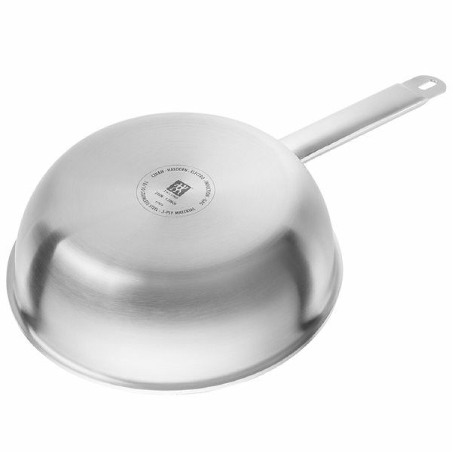 * Outlet Zwilling Pro 9.5-In Silver Stainless Steel Fry Pan | Kitchenware