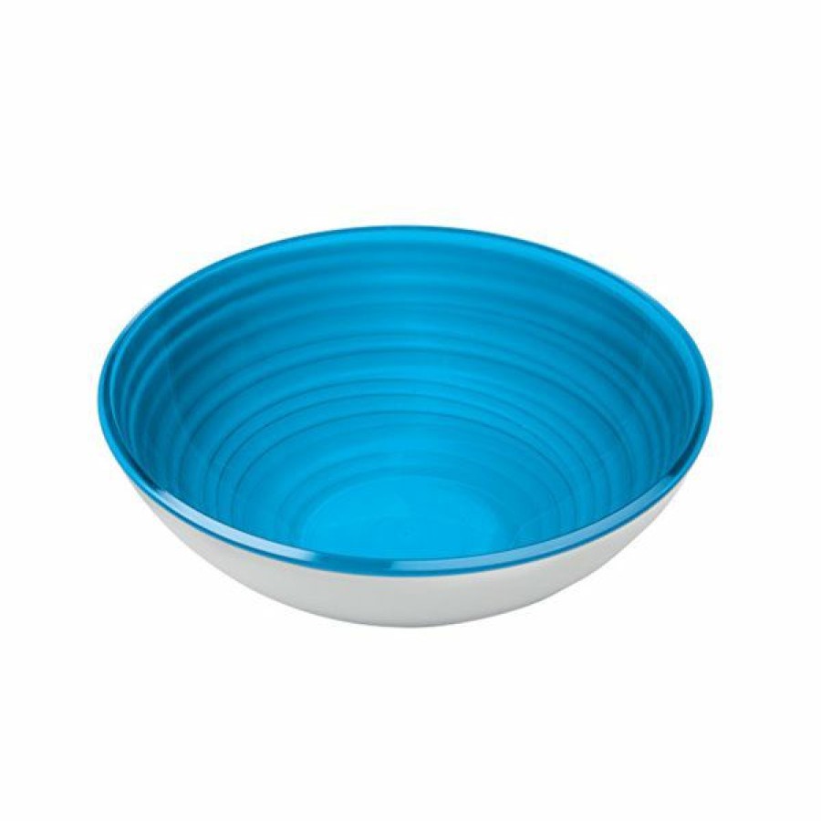 * Discount Store Guzzini Twist Medium Blue Bowl | Kitchenware