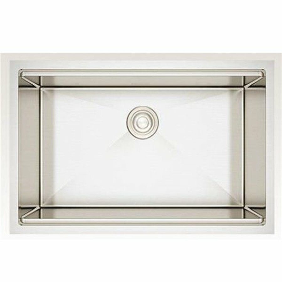 * American Imaginations 19-In X 30-In Modern Stainless Steel Single Bowl Drop-In Residential Kitchen Sink Flash Sale | Kitchen Sinks