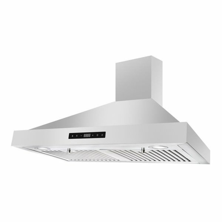 * Aria 30-In Convertible Stainless Steel Wall Mounted Range Hood With Charcoal Filter Included Clearance | Range Hoods