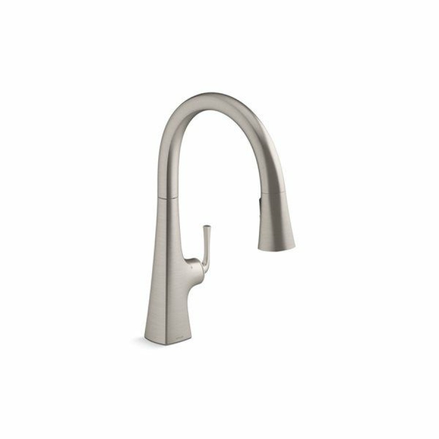 * Kohler Graze Stainless Steel Touchless Pull-Down Kitchen Sink Faucet With Three-Function Sprayhead Flash Sale | Kitchen Faucets