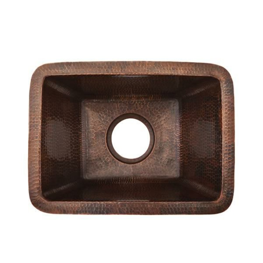 * Bestsellers Premier Copper Products 17-In Copper Rectangle Sink | Kitchen Sinks