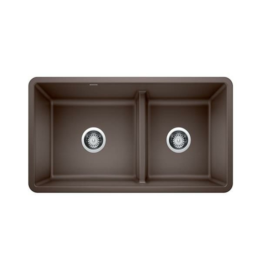 * Cheap Blanco Precis Low Divide Undermount Sink Cafe | Kitchen Sinks