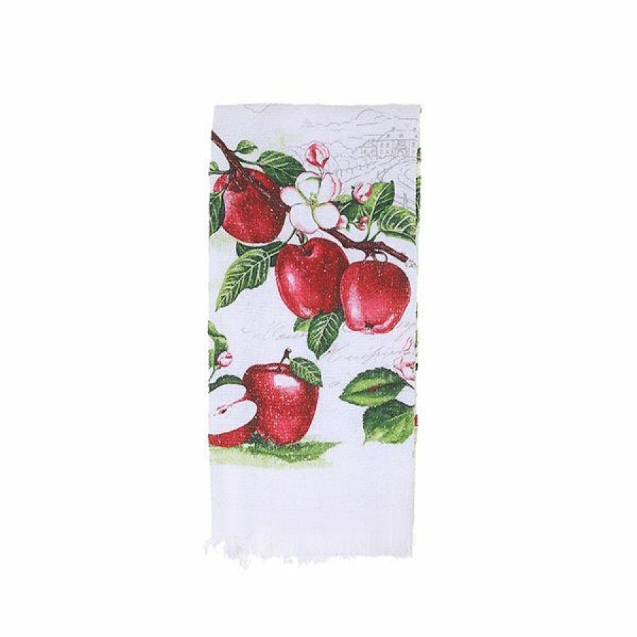 * Ih Casa Decor Red Kitchen Hand Towels Set Of 6 Classical | Kitchenware