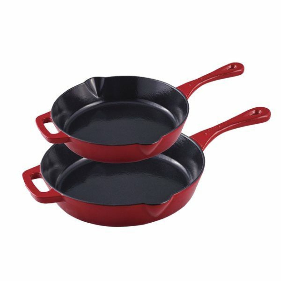 * Henckelscherry Cast Iron Fry Pan Set 2-Piece Cheap | Kitchenware