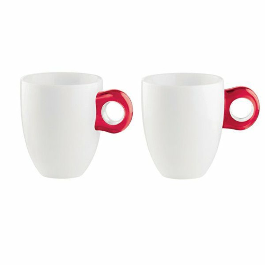 * Guzzini Red 8-Fl Oz. Plastic Cups Set Of 2 Top Sellers | Kitchenware