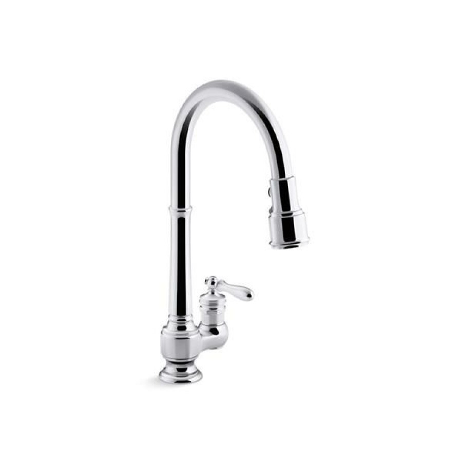 * Cheap Kohler Artifacts Single-Hole Kitchen Sink Faucet Chrome | Kitchen Faucets