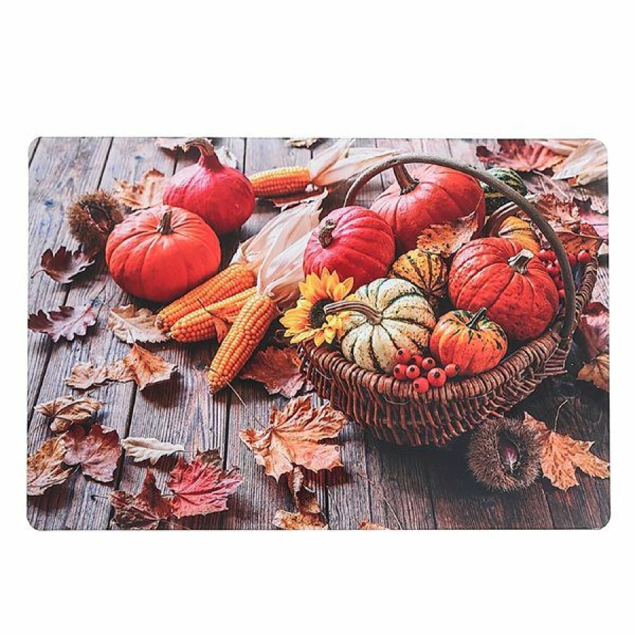 * Large Choice Ih Casa Decor Happy Harvest Plastic Placemat Set Of 12 | Kitchenware