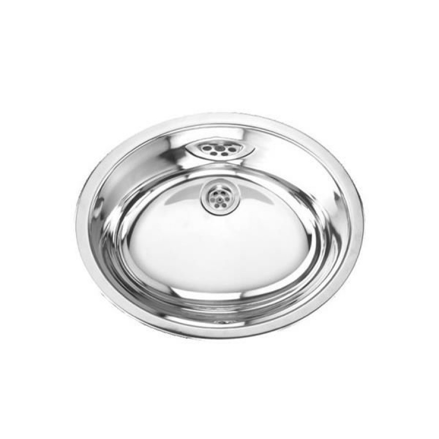 * Fire Sale Elegant Stainless Undermount Round Sink 19.25-In Stainless Steel | Kitchen Sinks