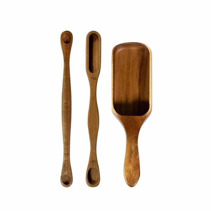 * Shop Mad Hungry Brown Measuring Spoon Set 3-Piece | Kitchenware