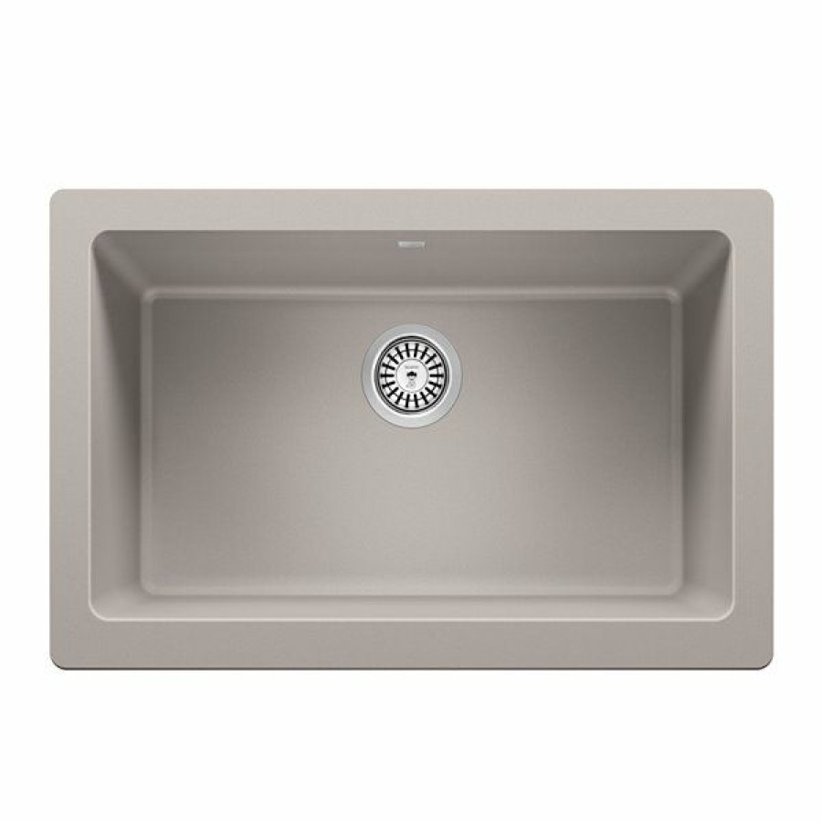 * Blanco Vintera Undermount Apron Front/Farmhouse 30-In X 19-In Concrete Gray Single Bowl Kitchen Sink Hot Selling | Kitchen Sinks