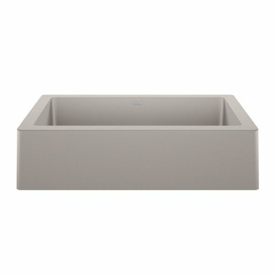 * Blanco Vintera Undermount Apron Front/Farmhouse 30-In X 19-In Concrete Gray Single Bowl Kitchen Sink Hot Selling | Kitchen Sinks