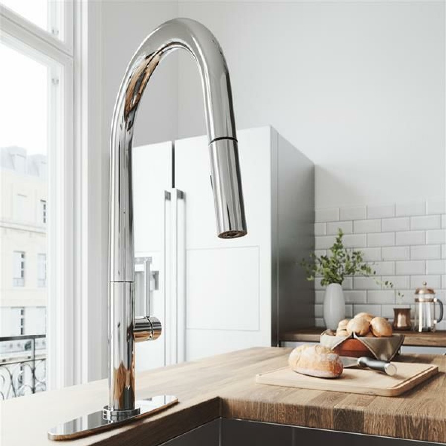 * Vigo Greenwich Pull-Down Spray Kitchen Faucet Chrome Top Sellers | Kitchen Faucets