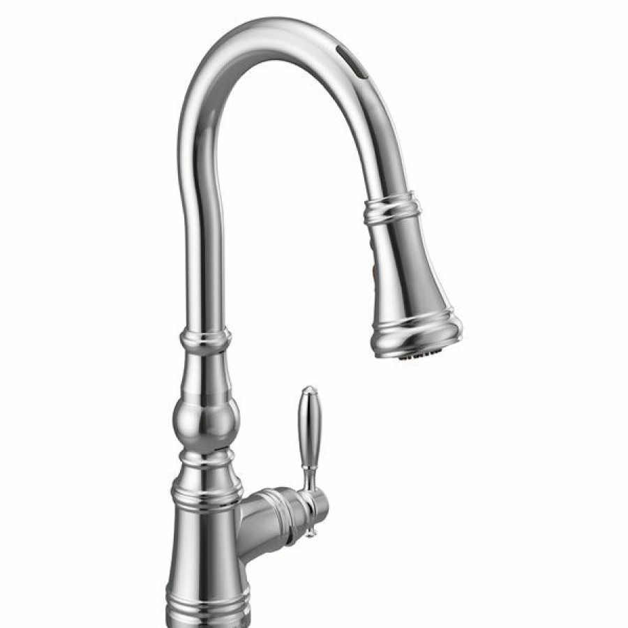 * Special Moen Weymouth Chrome 1-Handle Deck Mount Pull-Down Handle/Lever Kitchen Faucet | Kitchen Faucets