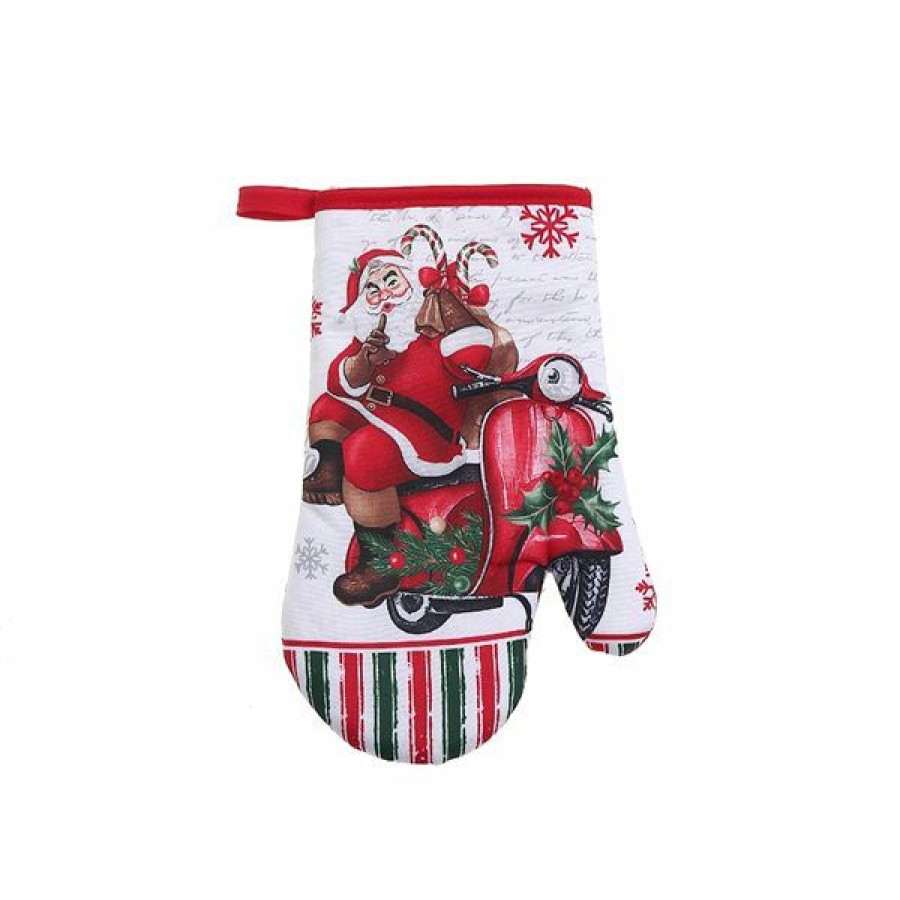 * Exclusive Design Ih Casa Decor Red Oven Mitts Set Of 4 | Kitchenware