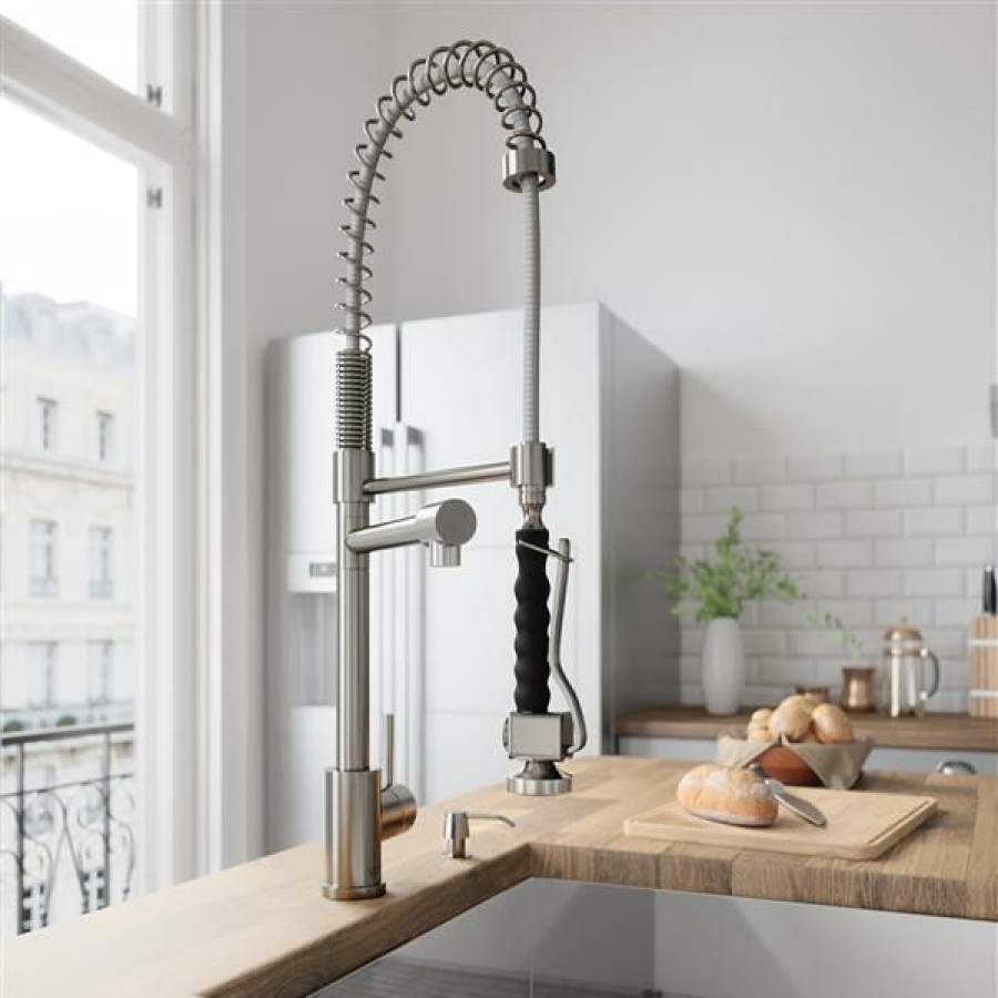 * Vigo Zurich Pull-Down Spray Kitchen Faucet Stainless Flash Sale | Kitchen Faucets