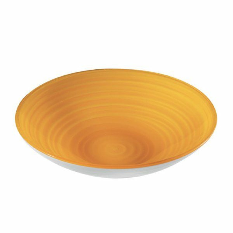 * Guzzini Twist Extra Large Yellow Bowl Cheap | Kitchenware