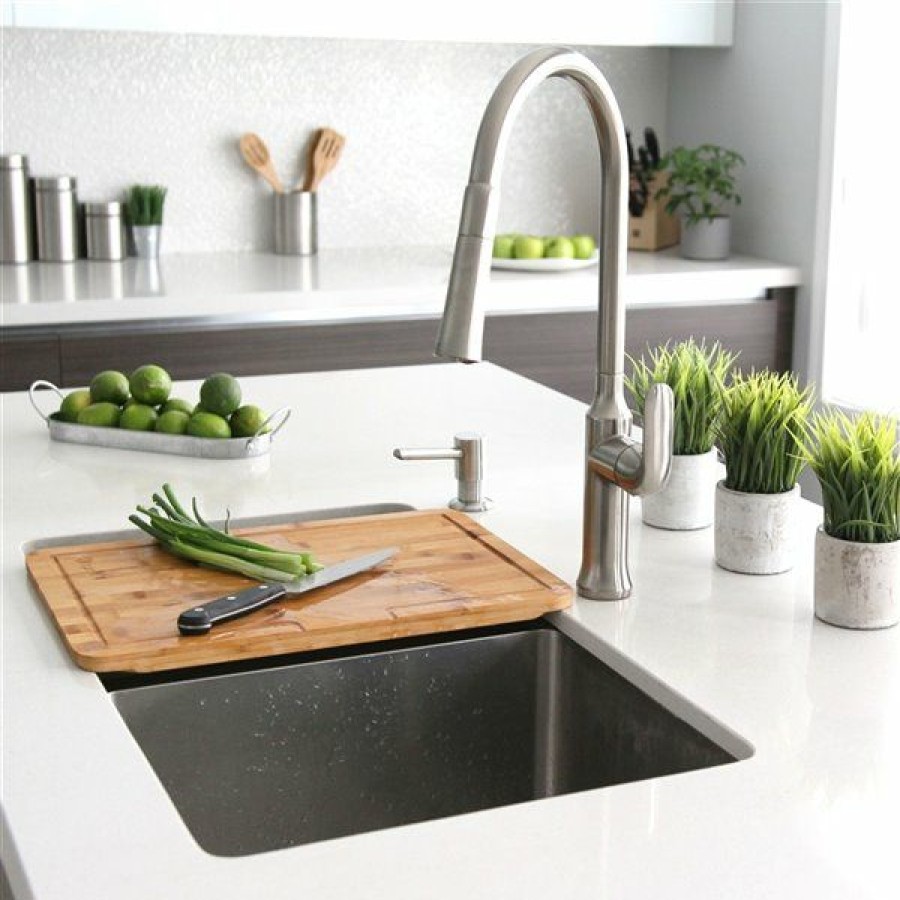 * Stylish Bamboo Over The Sink Cutting Board 17.25-In X 12-In Outlet Sale | Kitchenware